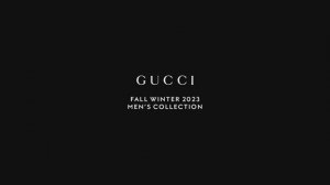 Показ мужской коллекции Gucci осень-зима 2023-2024