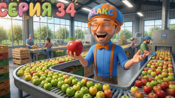Знайка Макс на Яблочной Фабрике! 🍏 Откуда берутся фрукты? | Обучающий сборник |
