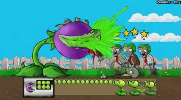PvZ Анимация Зомби против растений! Plants vs Zombies Растения против Зомби ПвЗ