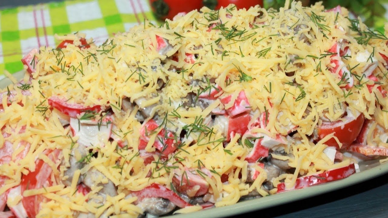 Салат, который покоряет простотой и вкусом. Очень вкусный салат на любой праздник. смотреть онлайн