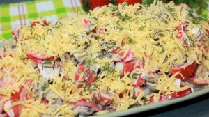 Салат, который покоряет простотой и вкусом. Очень вкусный салат на любой праздник.