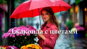 Джаконда с цветами