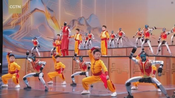 SDR Martial arts robots dazzle at 2026 Spring Festival Gala CoolChina springfestival 2026 4K