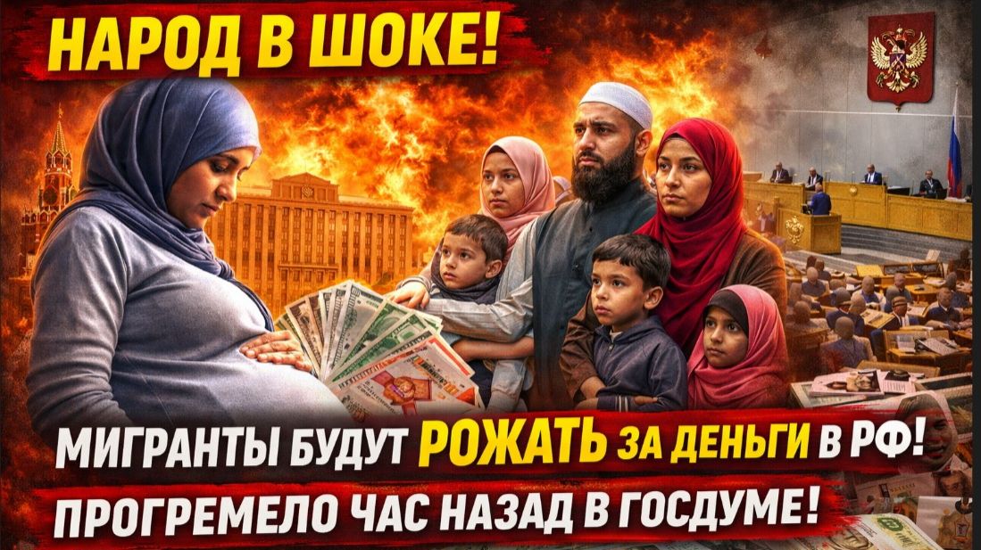 ⚡️ Россия в Шоке! Срочно! В Госдуме Прогремело Заявление О Мигрантах смотреть онлайн