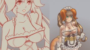 Как рисовать в Kria аниме #3