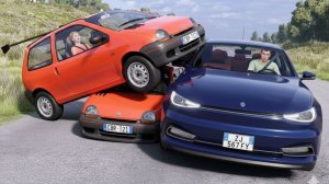 BeamNG Drive - Аварии на высокой скорости