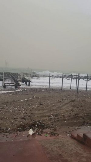 Сильнейший шторм в Кемере!