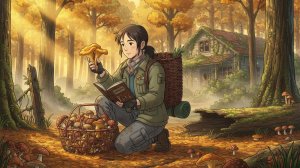 Охота за грибами в «Тихом лесу»: мирный сбор грибов после катастрофы | Ghibli ASMR Survival