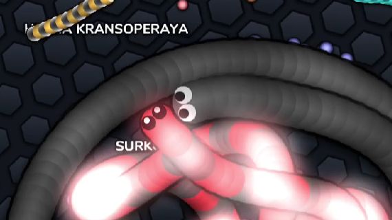 ЭНДИКРАФТ КРУТ В SLITHER.IO!!!!