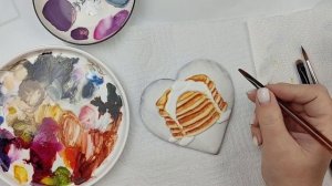 Рисуем блины на прянике