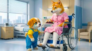 Спасая щенка от всего сердца 😭❤️ Трогательные моменты в больнице и флан, приготовленный с любовью🍮