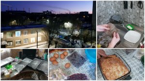 НАСЫЩЕННЫЙ БОРЩ ● ПРИГОТОВИЛА ВКУСНЫЙ ПИРОГ 2 в 1● ОТМЫВАЮ МЕШОЧКИ ДЛЯ РАССАДЫ ● МОРОЗНО И ГОЛОЛЕД