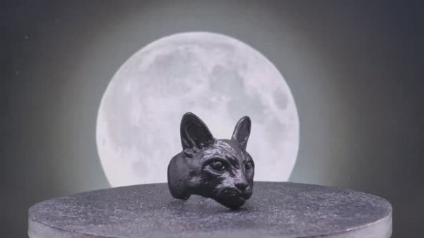 Кольцо "BLACK CAT"| Cat&Moon