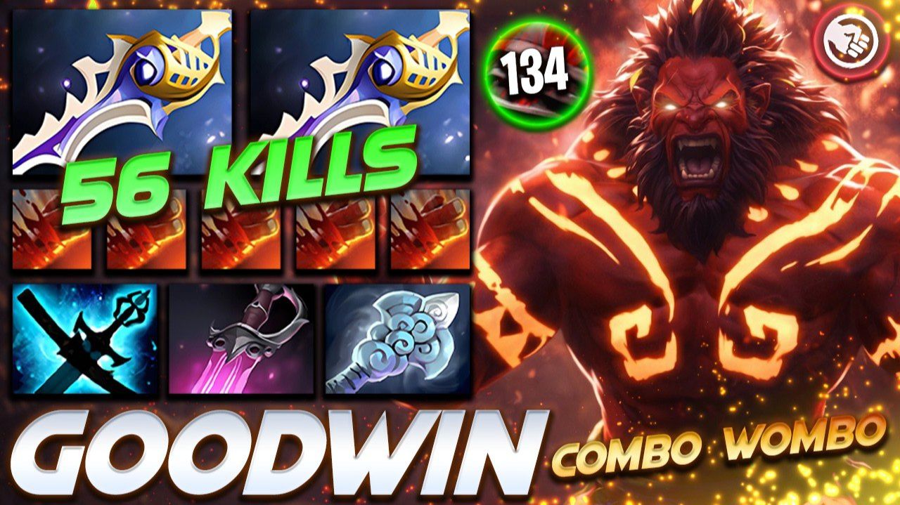 GOODWIN AXE 56 COMBO WOMBO — профессиональный геймплей в Dota 2 [Смотри и учись]
