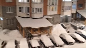 Снегопад в Москве. 19.02.2026 г