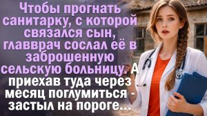 Сын главврача полюбил санитарку. Отец сослал её в глушь. Приехал поглумиться и остолбенел. Рассказ