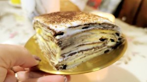 Торт из блинчиков.Ну очень вкусный.