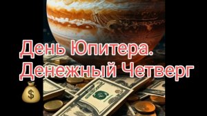 Четверг - день Юпитера. Денежный день