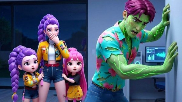 Руми становится свидетелем ужасающей трансформации. Охотники на демонов