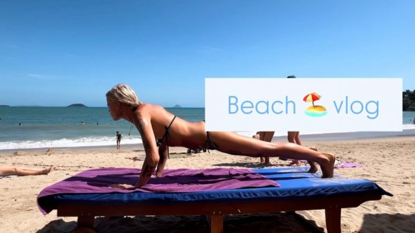 Прекрасный день на Северном пляже Нячанга 🏖️👙Пробуем мороженое в кокосе 🥥 Beach vlog ☀️