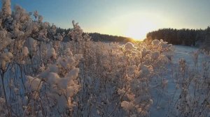 Съёмка зимнего восхода солнца 2 января 2026 года