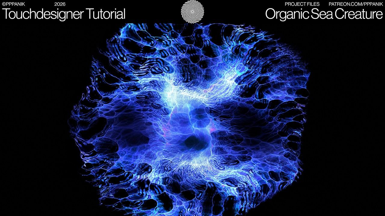 ORGANIC SEA CREATURE - TOUCHDESIGNER TUTORIAL смотреть онлайн