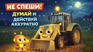 МУЛЬТИКИ ДЛЯ ДЕТЕЙ | ПОЗНАВАТЕЛЬНЫЙ МУЛЬТИК ПРО РОБОТА И ТРАКТОРА