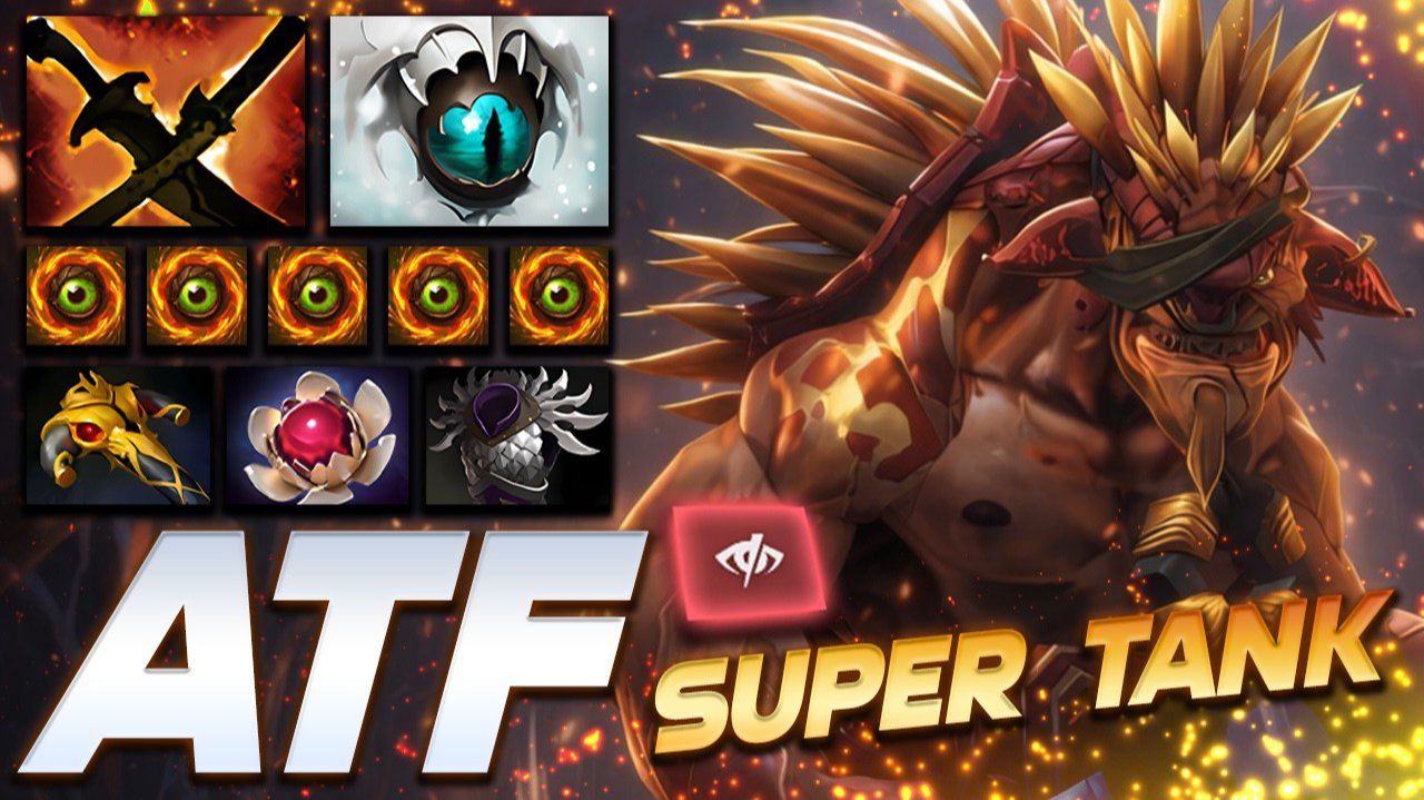 ATF Bristleback Super Tank — профессиональный геймплей в Dota 2 [Смотри и учись]
