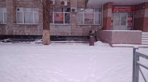 Балканский циклон засыпает Волгоград снегом