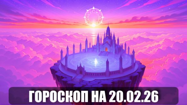 Гороскоп на 20 февраля 2026