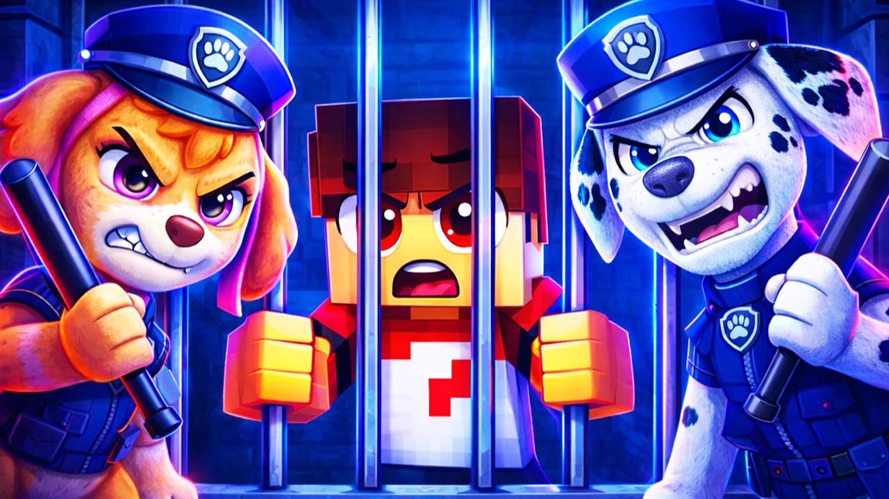 😱 СКАЙ и МАРШАЛ ЗАКРЫЛИ МЕНЯ В ТЮРЬМЕ в МАЙНКРАФТЕ! смотреть онлайн