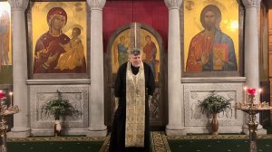 13.02.2026 Проповедь о. Валентина после вечерней службы