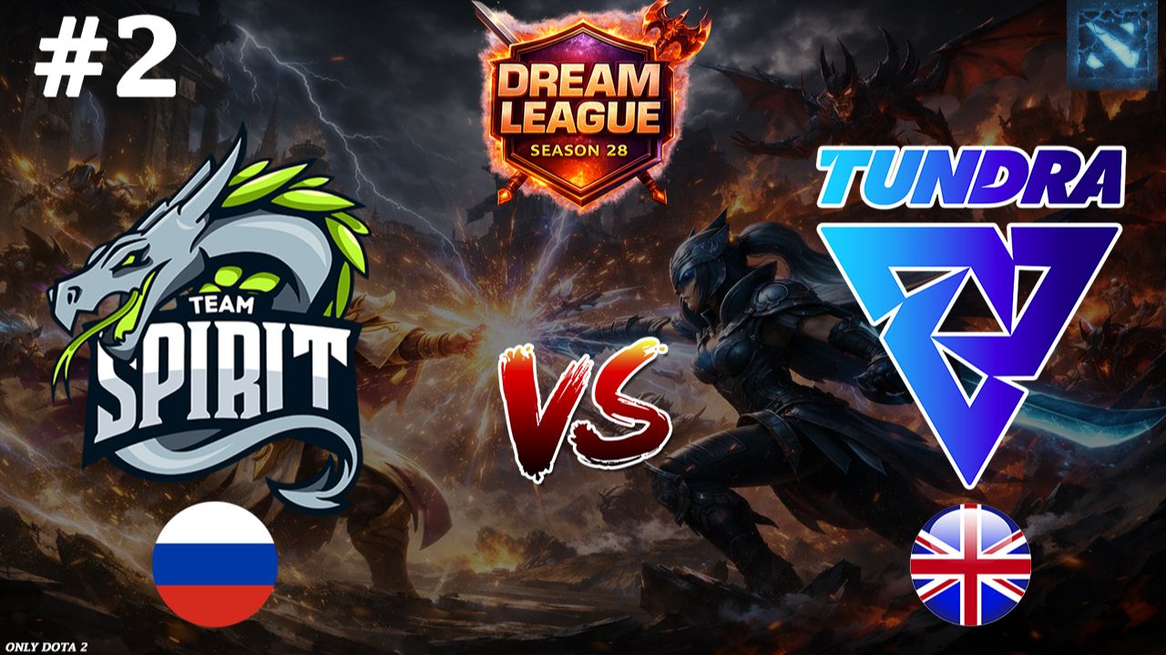 КЕРРИ ЖУК ПРОТИВ КЕРРИ МУЭРТЫ! | Spirit vs Tundra #2 (BO2) DL S28 смотреть онлайн