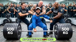 Бодибилдеры смеялись над уборщиком, пока он не показал им себя настоящего