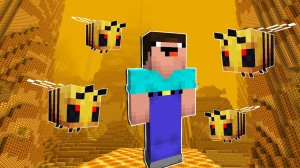 НУБ ПОПАЛ В МИР ЗЛЫХ ПЧЕЛ В МАЙНКРАФТ ! НУБИК ПОСТРОИЛ ПОРТАЛ ТРОЛЛИНГ ЛОВУШКА В MINECRAFT