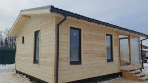 Баня Каркасная 6х9.