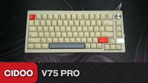 Обзор Cidoo V75 Pro. 2кг шикарного тайпинга за 7к