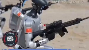 роботы unitree с автоматами