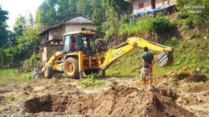 Мощный JCB 3DX в действии: Модернизация сельскохозяйственной инфраструктуры