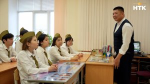 В элистинской 12 школе проходит месячник, посвященный защитнику Отечества