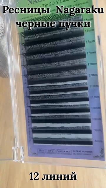 Ресницы пучки 2D Single Tip черные