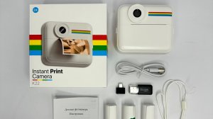 Фотоаппарат с мгновенной печатью Хевель цветной с Bluetooth