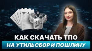 Как получить ТПО на утильсбор и пошлину в системе ФТС за 5 минут?