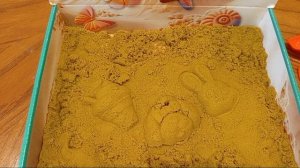 Играю с кинетическим песком. Прикольные фигурки из песка.