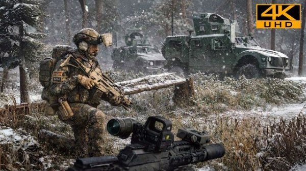 Замёрзшая тундра Call of Duty PS5 — Ультрареалистичная графика 4K 60FPS Геймплей