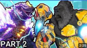 Конг vs Космо Годзилла | Годзилла x Конг: Сверхновая часть 2 (перезалив с Ютуба)