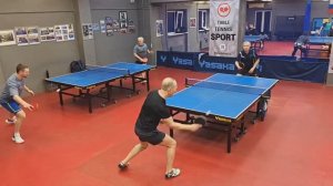 Звергздин А. (653) - Борискин А. (535) настольный теннис 17.02 Малиновый 400+ турнир