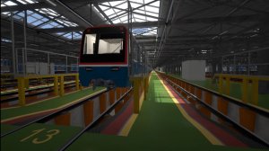 Metro simuliator   Выезд из депо!
