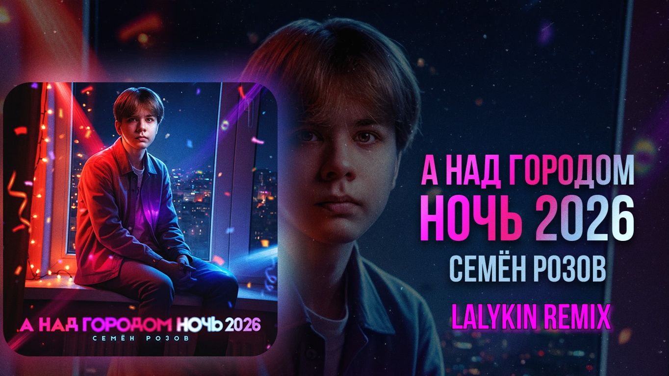 СЕМЁН РОЗОВ - А НАД ГОРОДОМ НОЧЬ ( LALYKIN REMIX 2026)  Автор песни: Д.Деревеницкий  #семёнрозов