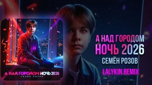 СЕМЁН РОЗОВ - А НАД ГОРОДОМ НОЧЬ ( LALYKIN REMIX 2026)  Автор песни: Д.Деревеницкий  #семёнрозов